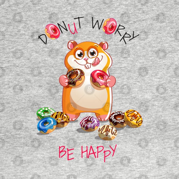 hamster donut worry by Mako Design 